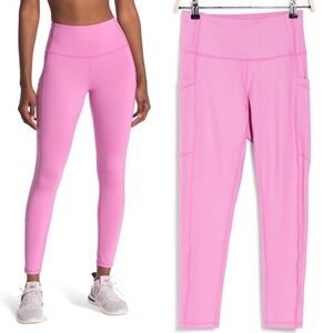 NEW Nordstrom‎ Zella High Waist 7/8 Daily Pocket Leggings Size XXL Pink Purple
